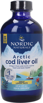 NORDIC NATURALS Arktikas mencu aknu eļļa ar citronu 237 ml