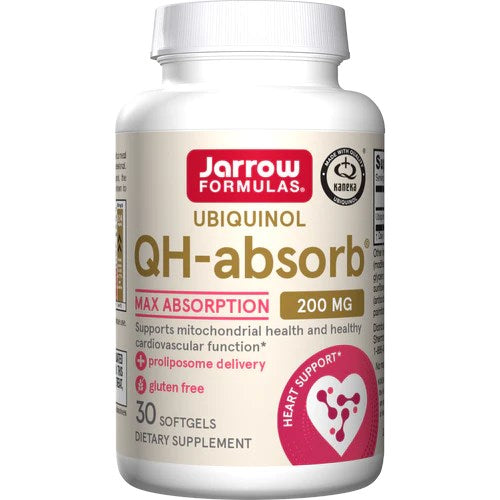 JARROW FORMULAS Ubiķinols QH-absorb 200 mg 30 kapsulas