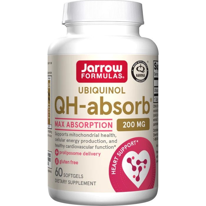 JARROW FORMULAS Ubichinols QH-absorb 200 mg 60 kapsulas