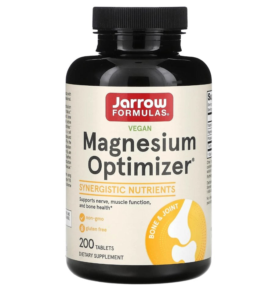 JARROW FORMULAS Magnija malāts + B6 – Magnija optimizētājs 200 tabletes