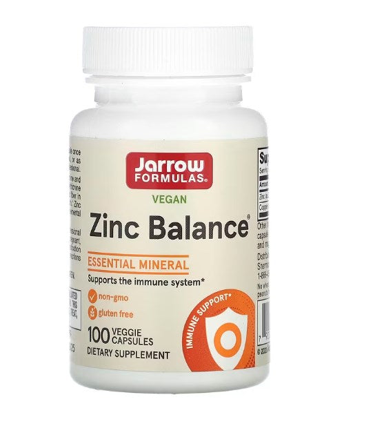 JARROW FORMULAS Cinks + Varš - cinka līdzsvars 100 kapsulas
