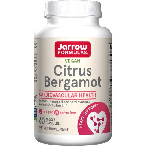 JARROW FORMULAS Citrusinių vaisių ir bergamočių skonio 500 mg 60 kapsulių