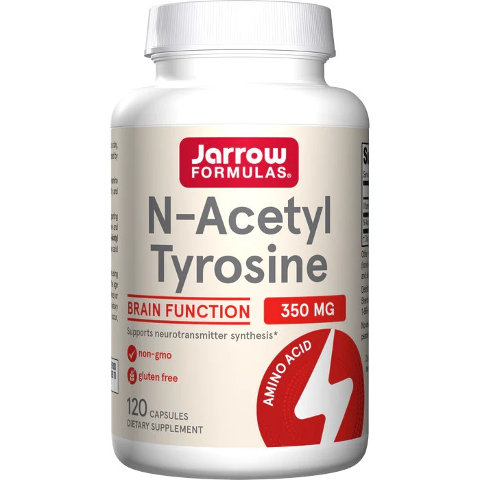 JARROW FORMULAS NALT N-acetiltirozins - N-acetil-L-tirozīns 120 kapsulas