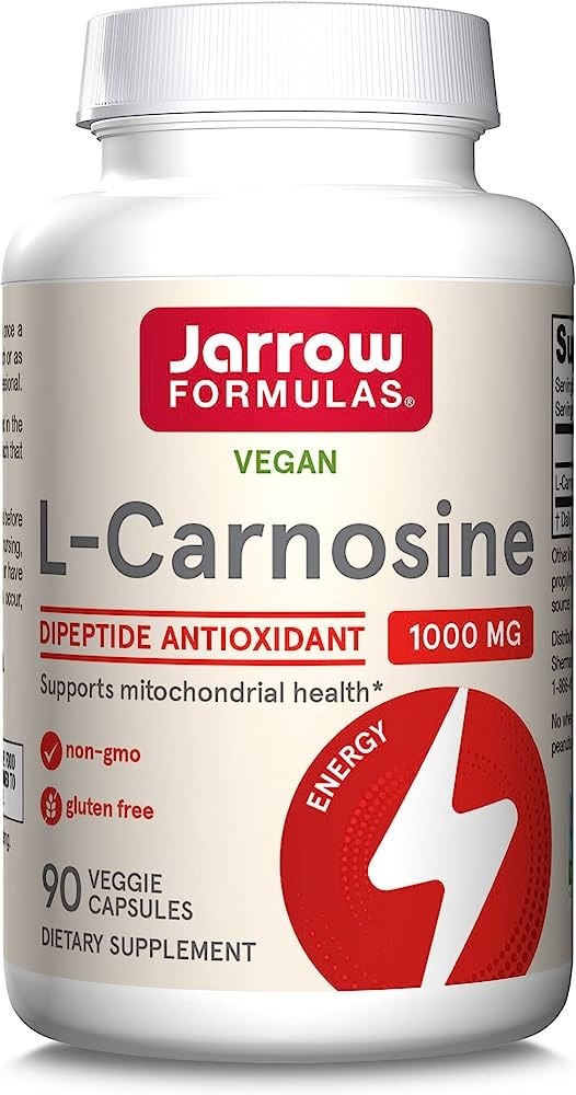 JARROW FORMULAS L-karnozīns 500 mg - L-karnozīns 90 kapsulas