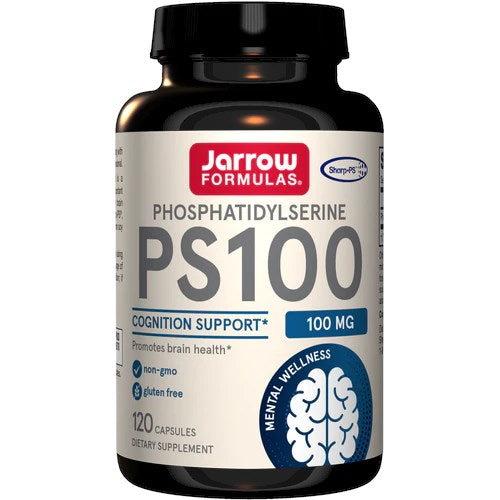 JARROW FORMULAS PS100 – fosfatidilserīns 100 mg, 120 kapsulas