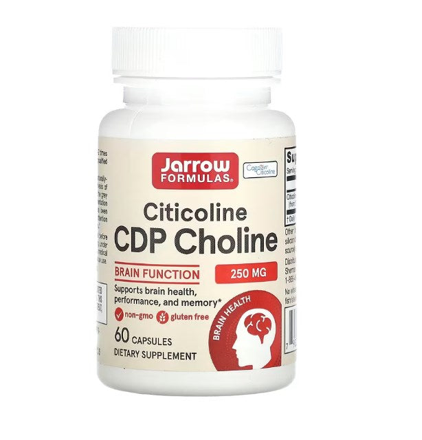 JARROW FORMULAS Citikolīns Citikolīns CDP Holīns 60 kaps.