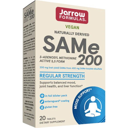 JARROW FORMULAS SAM 200 mg 60 tabletes