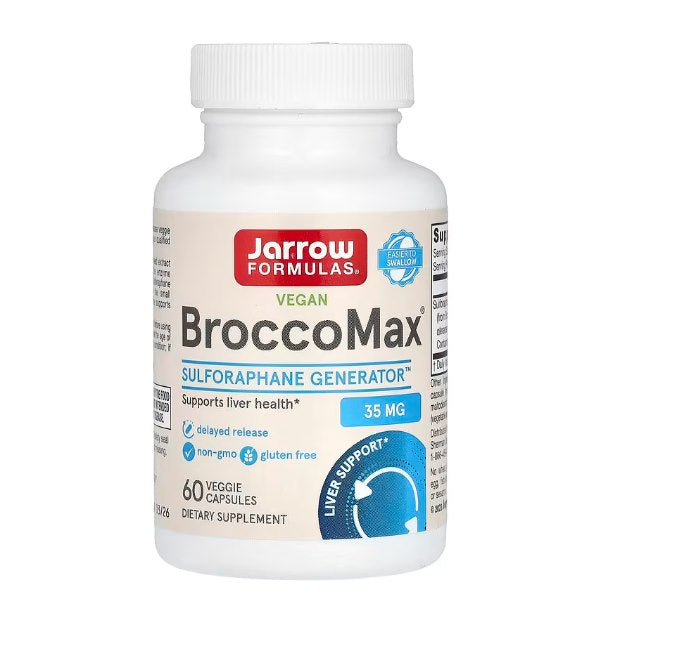 JARROW FORMULAS BroccoMax - brokoļu sēklu ekstrakts 60 kapsulas