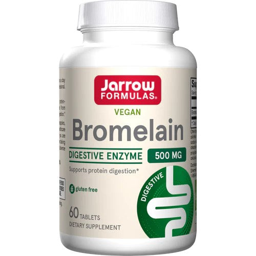 JARROW FORMULAS bromelaīns, 60 tabletes