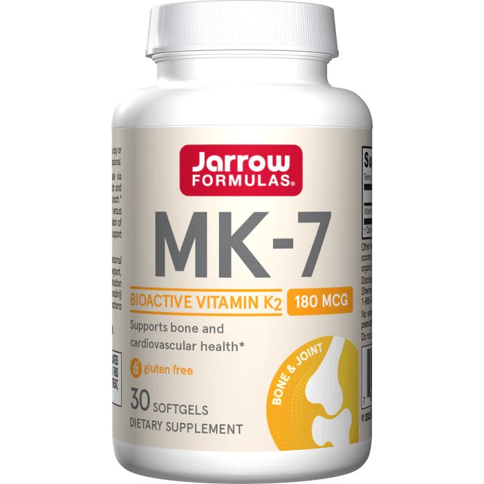 JARROW FORMULAS K2 MK7 vitamīns 180 mkg 30 kapsulas