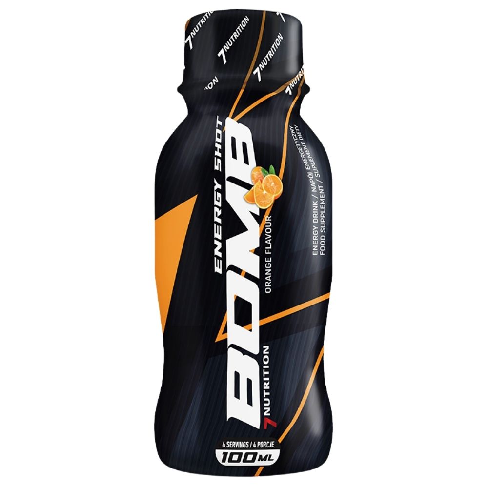 7Nutrition BOMB, Enerģijas dzēriens, oranžs - 100 ml