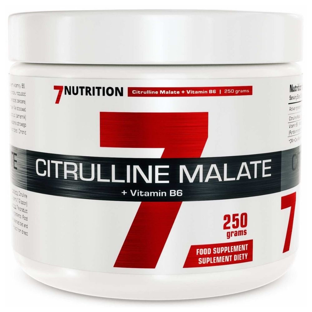7Nutrition Citrulino malatas + vitaminas B6 - 250 g - Magnis.lt