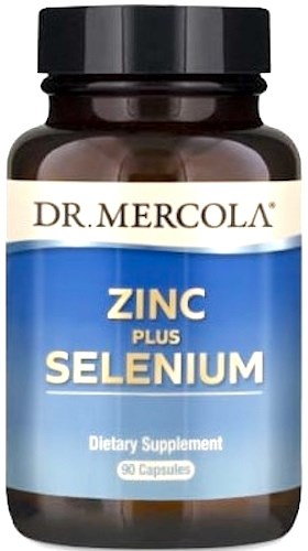 DR. MERCOLA Zinc plus Selenium - cinks un selēns 90 kapsulas