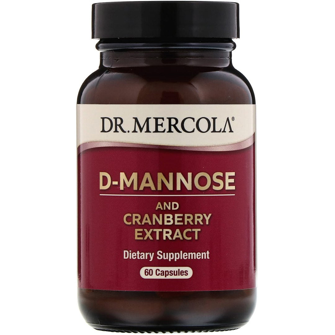 DR. MERCOLA D-mannoze ar dzērvenēm 60 kaps.