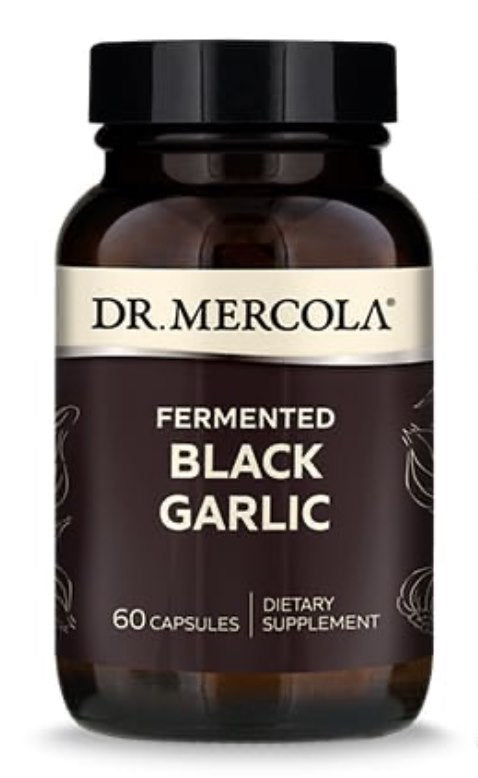 DR. MERCOLA fermentēti melnie ķiploki 60 kaps.