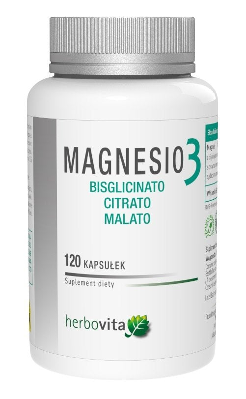 HERBOVITA Magnesio3 120 kapsulu