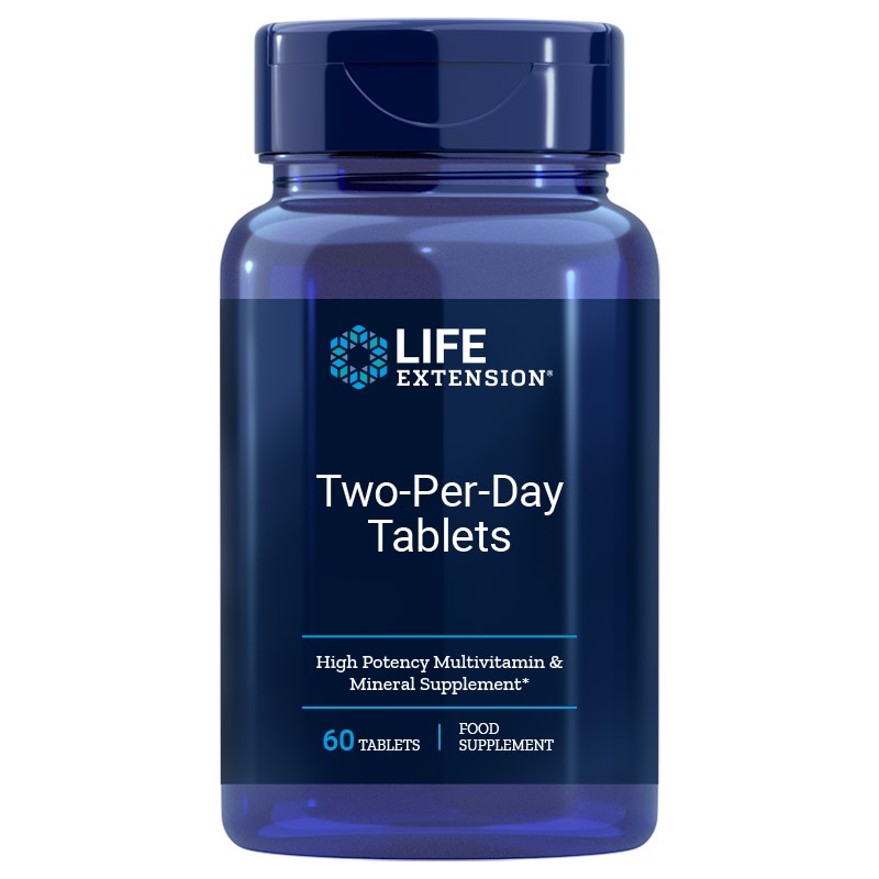 Life Extension Dvi tabletės dienā ES 60 tabletes