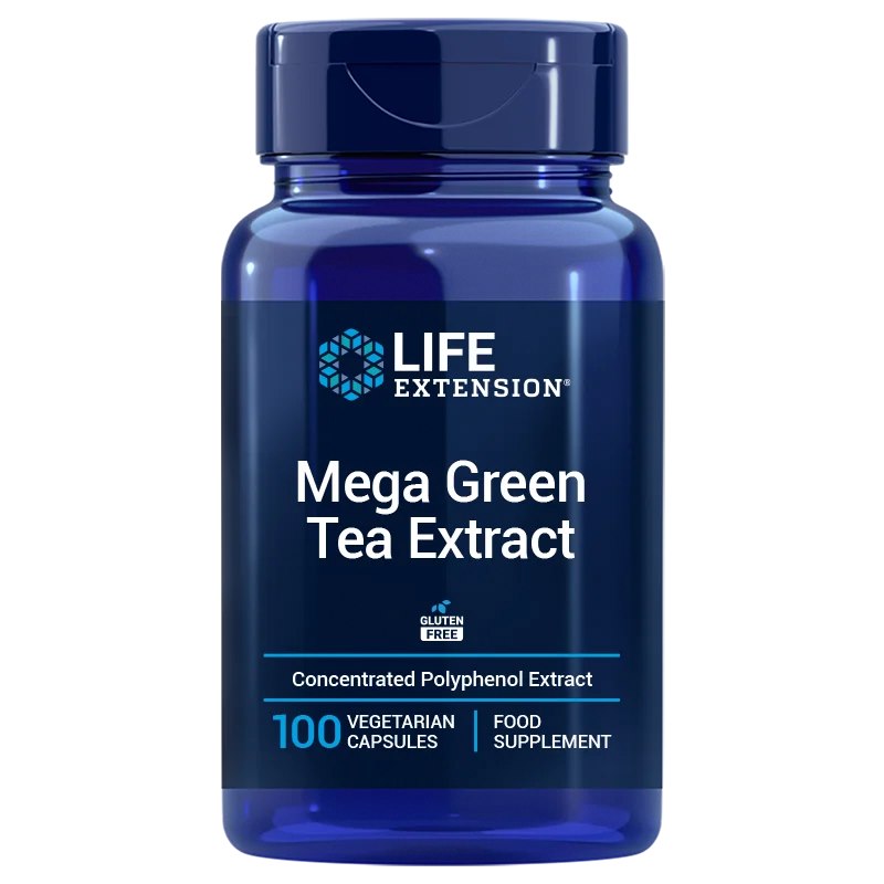 Life Extension Mega zaļās tējas ekstrakts 725 mg ES 100 kapsulas