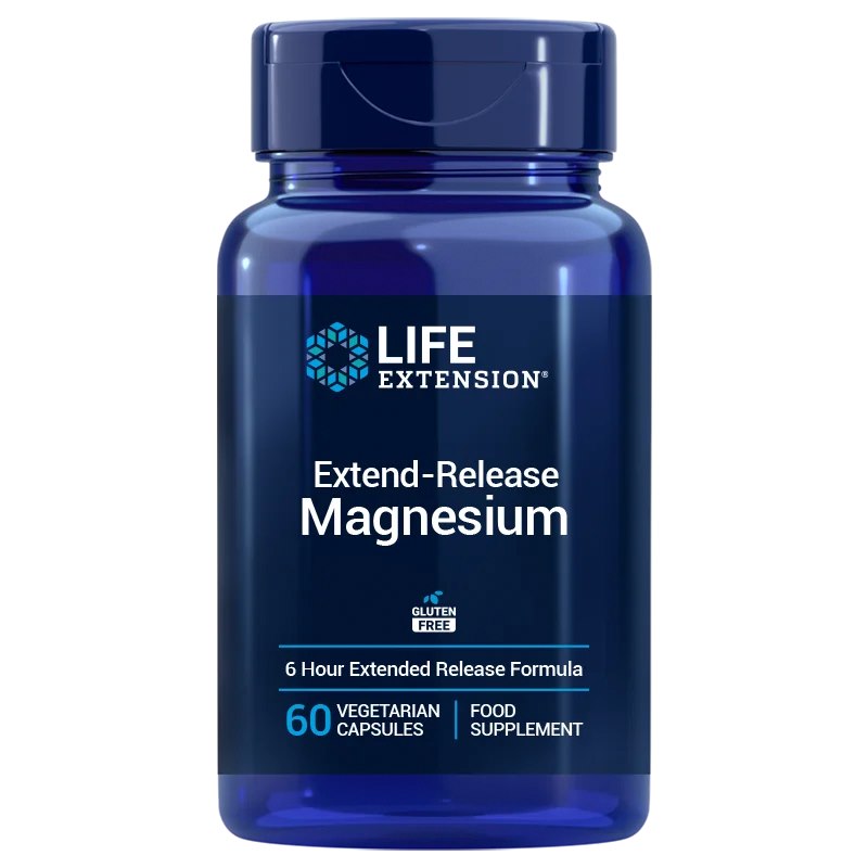 Life Extension pagarinātās darbības magnijs ES 60 kapsulas