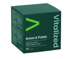 VITALIZED zaļumi un proteīns 30 paciņas