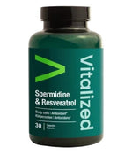VITALIZED spermidīns un resveratrols 30 kapsulas