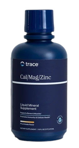 TRACE MINERALS šķidrums kalcijs/magnijs/cinks dzēriens – Pina Colada garša 473 ml
