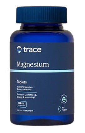 TRACE MINERALS magnija tabletes - 300 mg magnija 60 tabletes