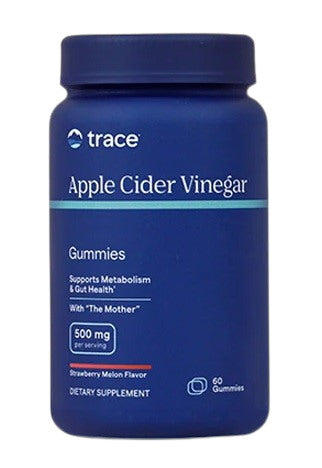TRACE MINERALS ābolu sidra etiķa GummiKing 60 gumijas konfektes
