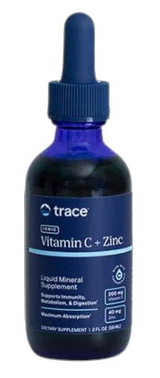 TRACE MINERALS C vitamīns + jonizēts cinks 59 ml