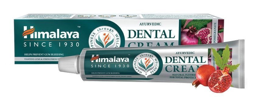 HIMALAYA Ajurvēdas krēmveida zobu pasta ar nīma un granātābolu ekstraktu 100 g