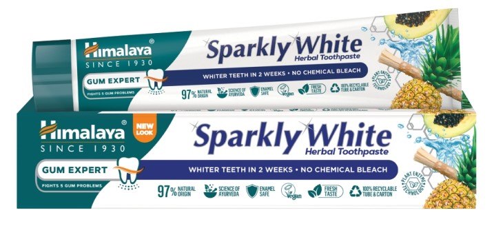 HIMALAYA Sparkly White zāļu zobu pasta 75 ml