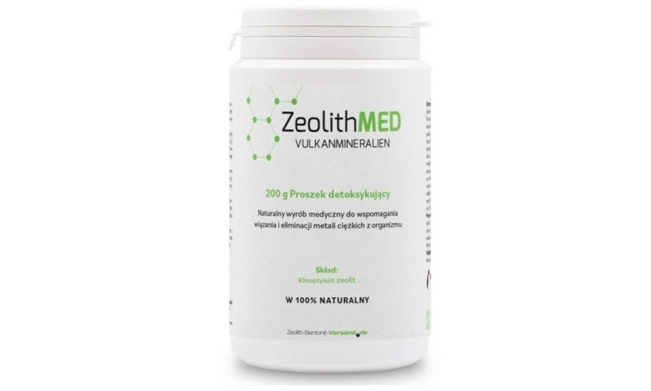 ZEOLITHMED medicīniskais ceolīts dabīgs ceolīts klinoptilolīta detoksikācija 200 g
