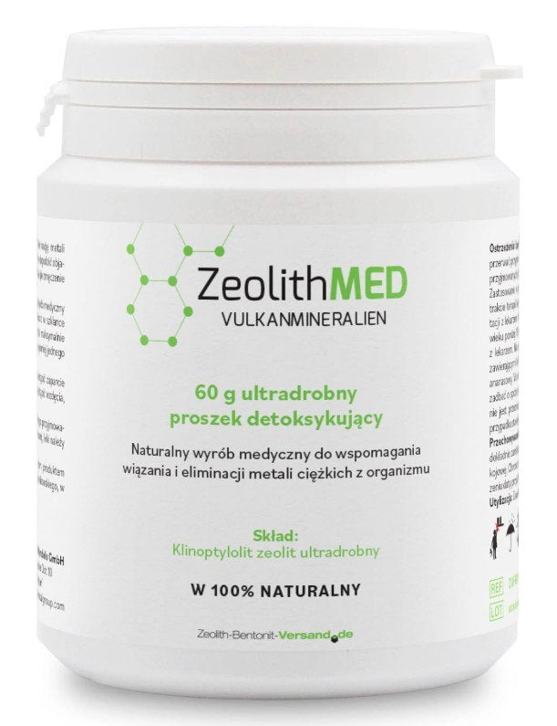 ZEOLITHMED īpaši smalks medicīniskais mikronizēts ceolīts 60 g