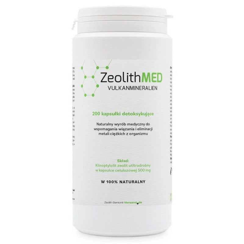 ZEOLITHMED īpaši smalks mikronizēts medicīniskais ceolīts 200 kapsulas