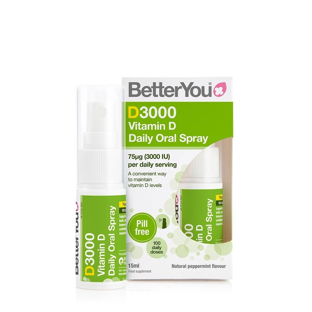 BETTERYOU D3000 D vitamīns ikdienas mutes aerosols 15 ml