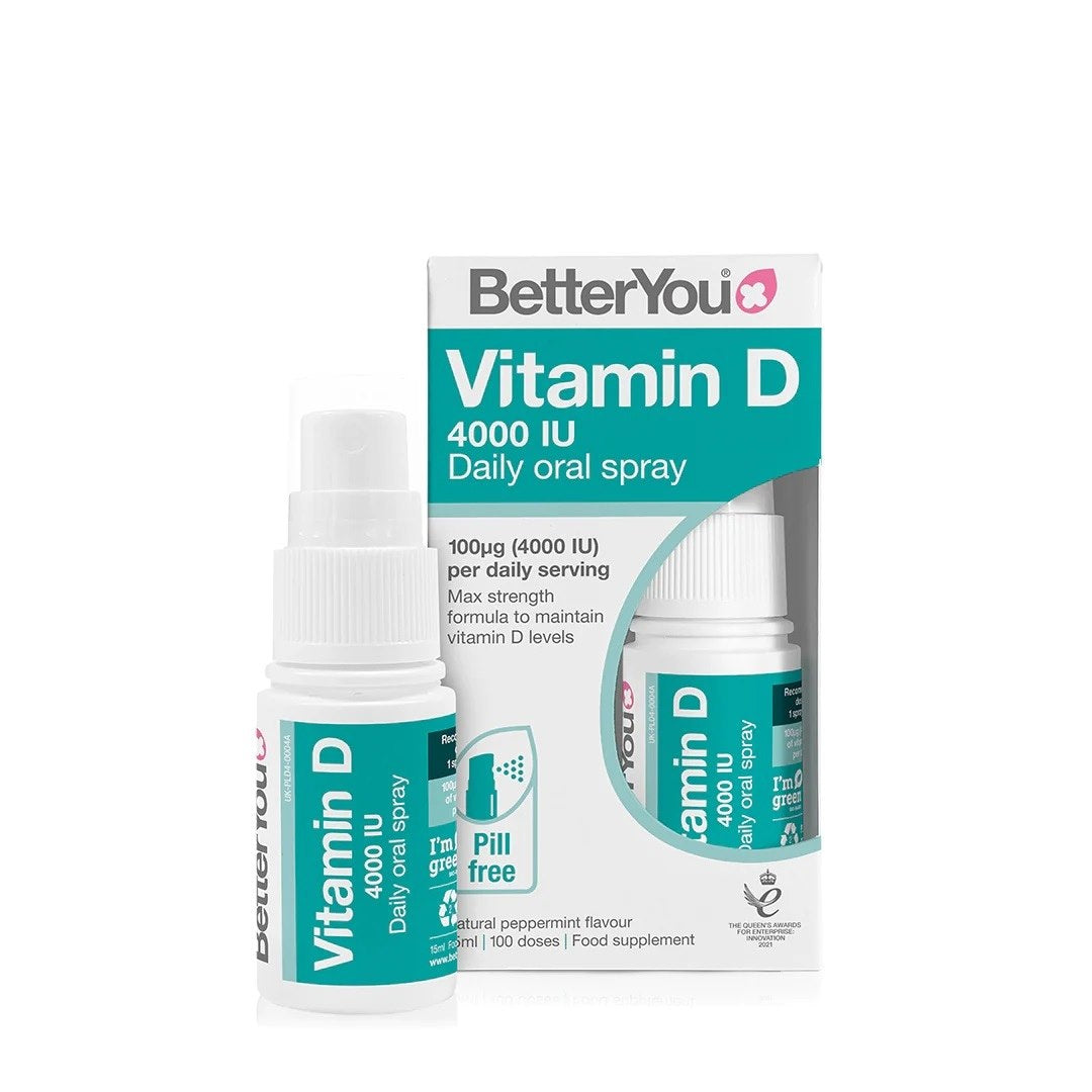 BETTERYOU D4000 D vitamīna aerosols 15 ml