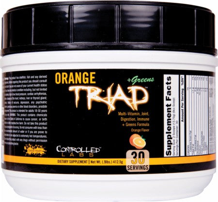 Orange Triad + Greens, Lemon Ice Tea - 418 grams - Controlled Labs