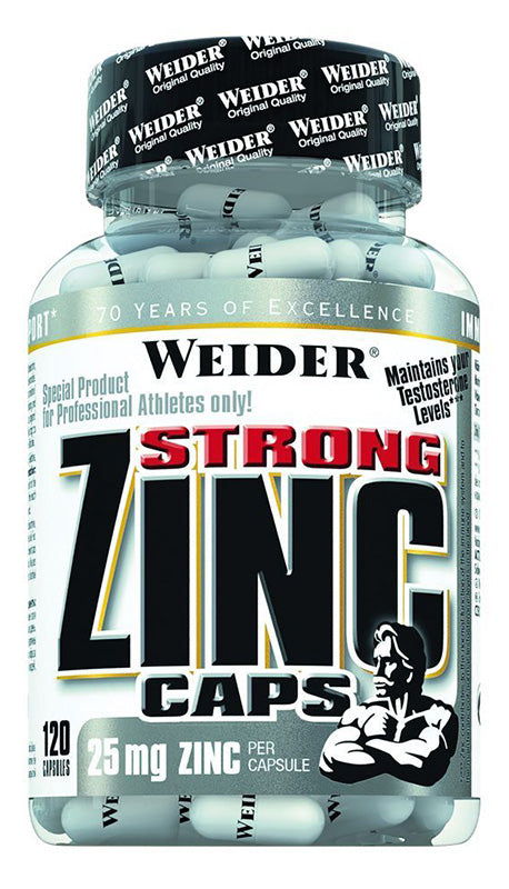Strong Zinc, 25mg - 120 caps - Weider