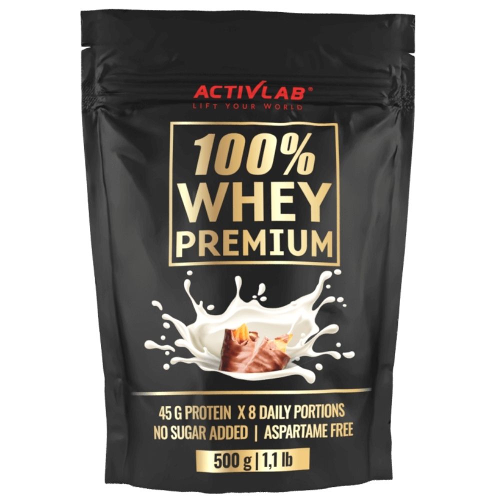 Activlab 100% sūkalu proteīna pulveris, šokolādes karamele – 500 g