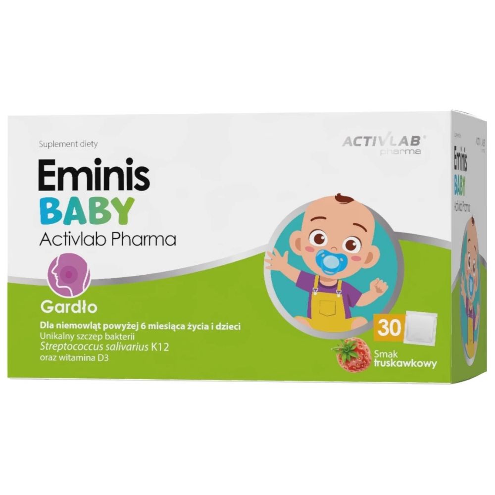 Activlab Pharma Eminis Baby, zemeņu - 30 paciņas