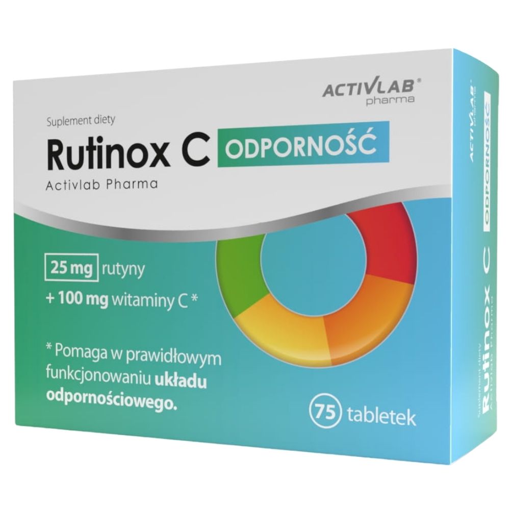 Activlab Pharma Rutinox C Imunitetas - 75 tabletės - Magnis.lt