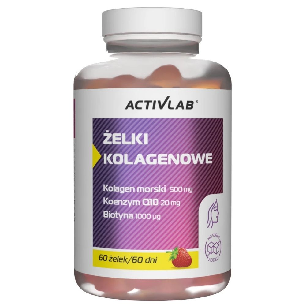 Activlab kolagēna želeja, zemeņu - 60 gab.
