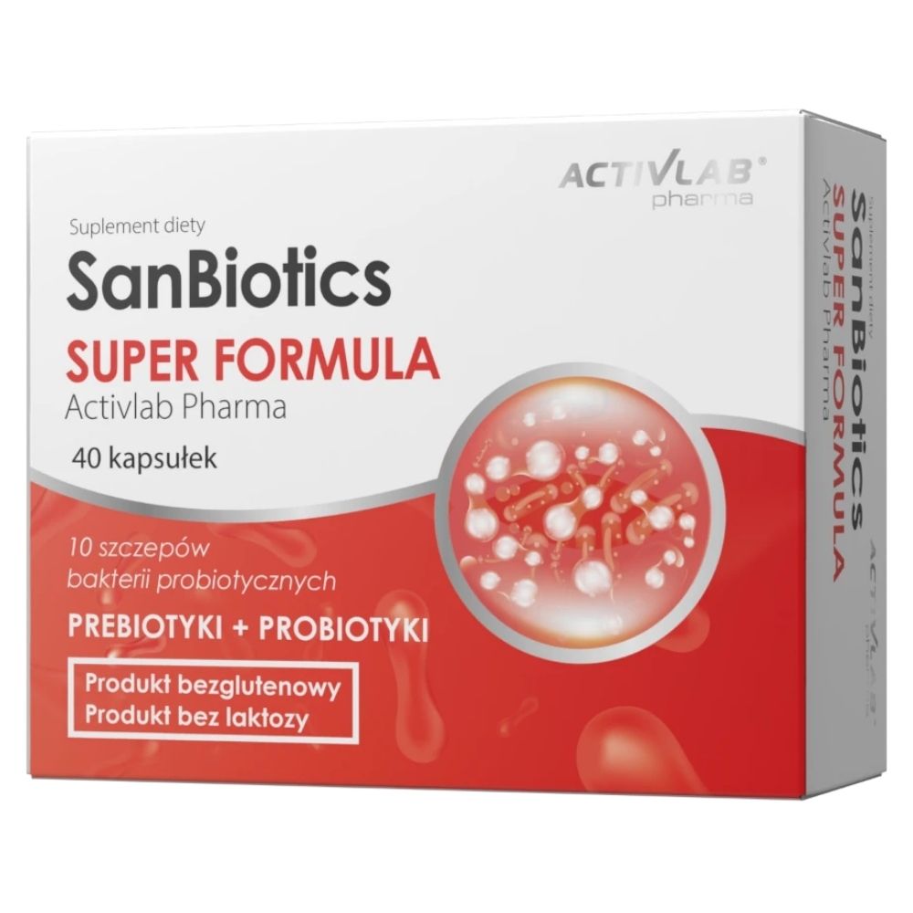 Activlab SanBiotics Super formulė - 40 kapsulių - Magnis.lt