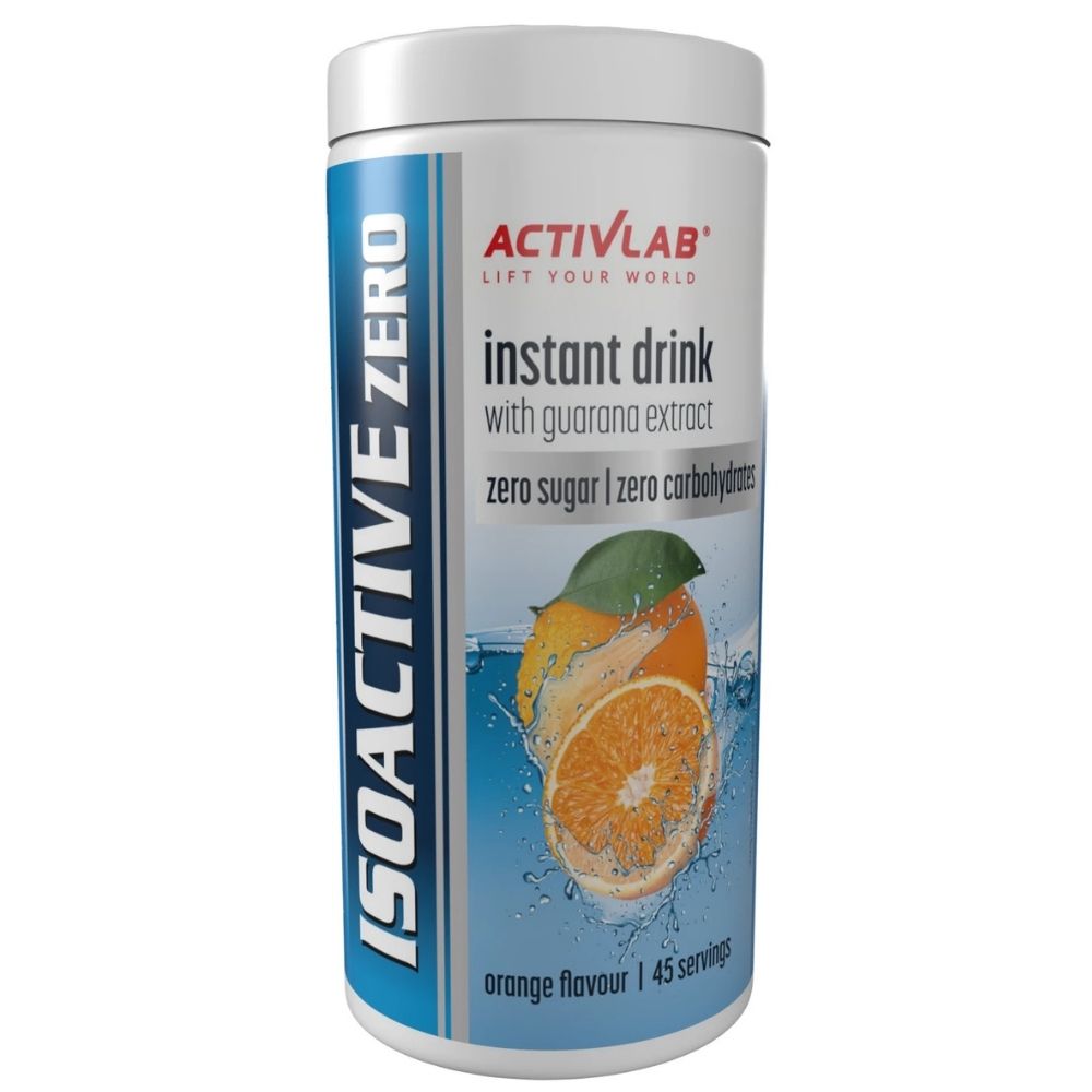Activlab Isoactive Zero, oranžinė - 225 g - Magnis.lt