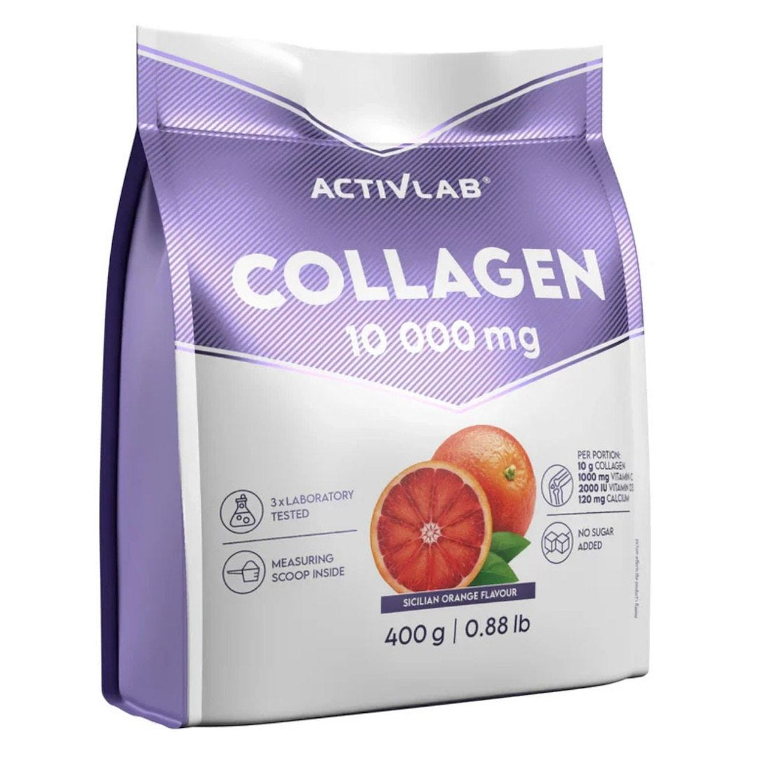 Activlab kolagēns 10 000 mg, Sicīlijas apelsīns - 400 g