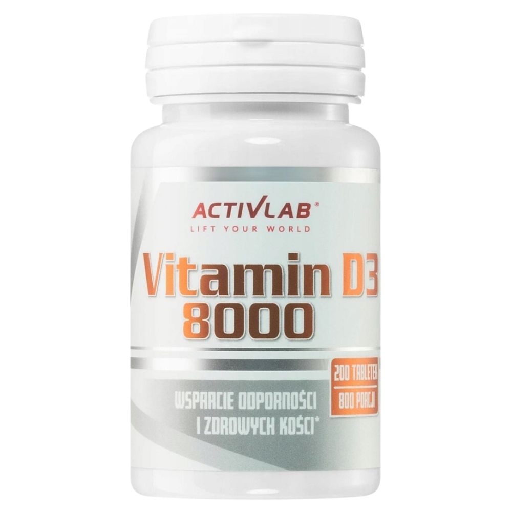 Activlab vitaminas D3 8000 - 200 tablečių - Magnis.lt