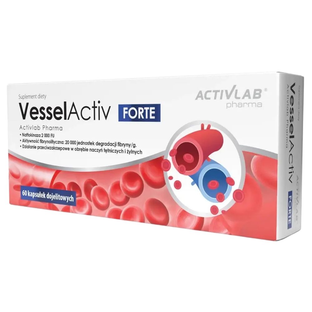 Activlab Pharma VesselActiv Forte - 60 kapsulių - Magnis.lt