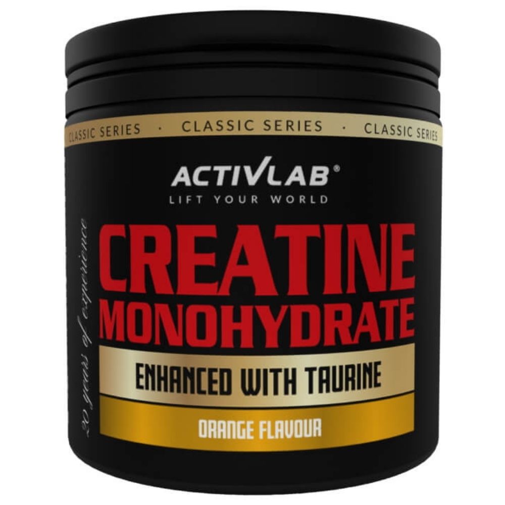 Activlab Classic Series kreatino monohidratas + taurinas, oranžinis - 300 g - Magnis.lt