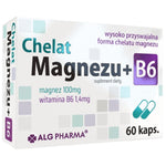 ALG Pharma Magnio chelatas + B6 - 60 kapsulių - Magnis.lt