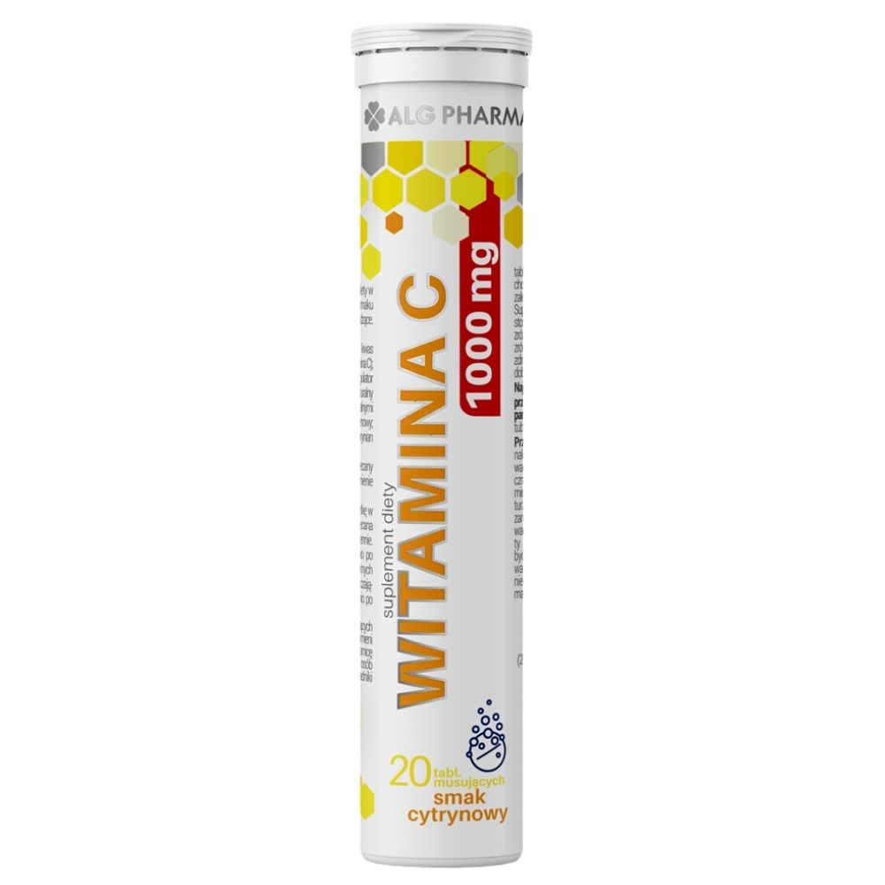 ALG Pharma C vitamīns 1000 mg, citrons - 20 putojošās tabletes